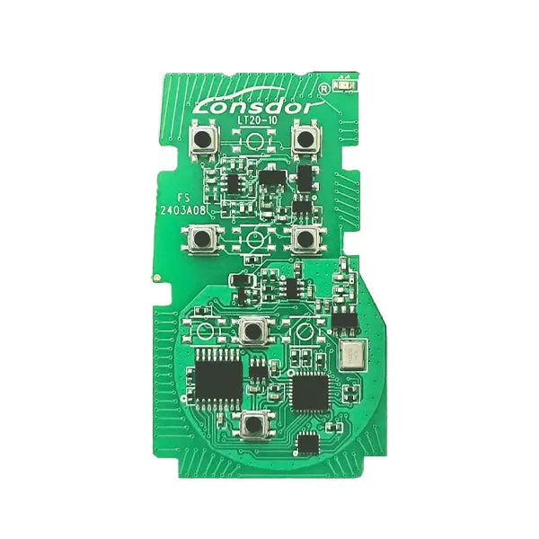 2023 Toyota / LT20-10-6 / 8A-BA PCB Board / 6-Button Smart Key PCB for K518 K518PRO KH100  / Switchable Frequency