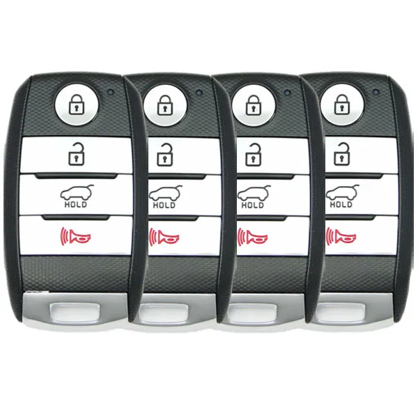 4 x 2015-2020 Kia Sportage Sorento Niro / 4-Button Smart Keys / TQ8-FOB-4F08 / TQ8-FOB-4F06 (BUNDLE OF 4)