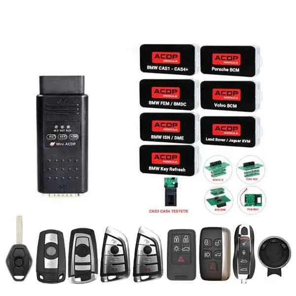 ACDP PRO w/ Keys - High End Vehicles COMPLETE STARTER KIT - BMW, Porsche, Volvo, Jaguar, Land Rover & More