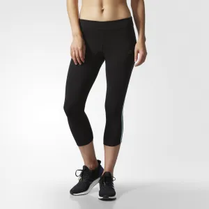 Adidas Response 3/4 Capri Womens Running Tights - Black B47766