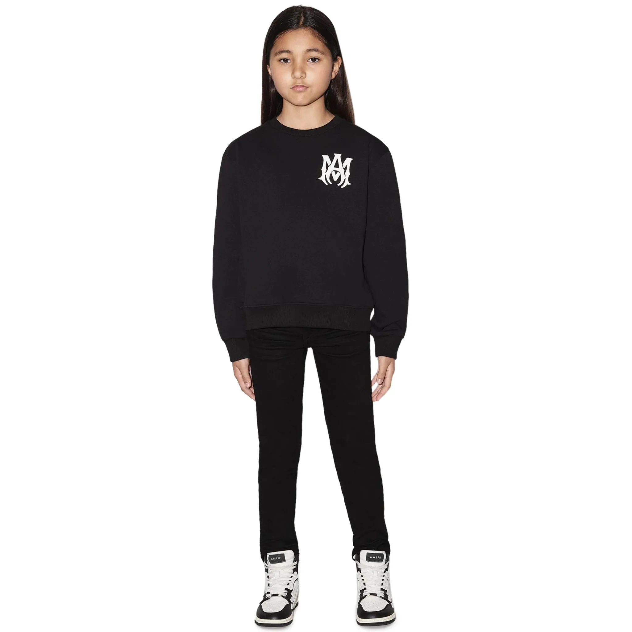 Amiri Kids MA Black Sweatshirt