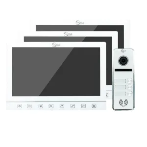 Anjielo Smart Screen Touch button 7 inch 2-door or 3-door Doorbell Video intercom System For Apartment