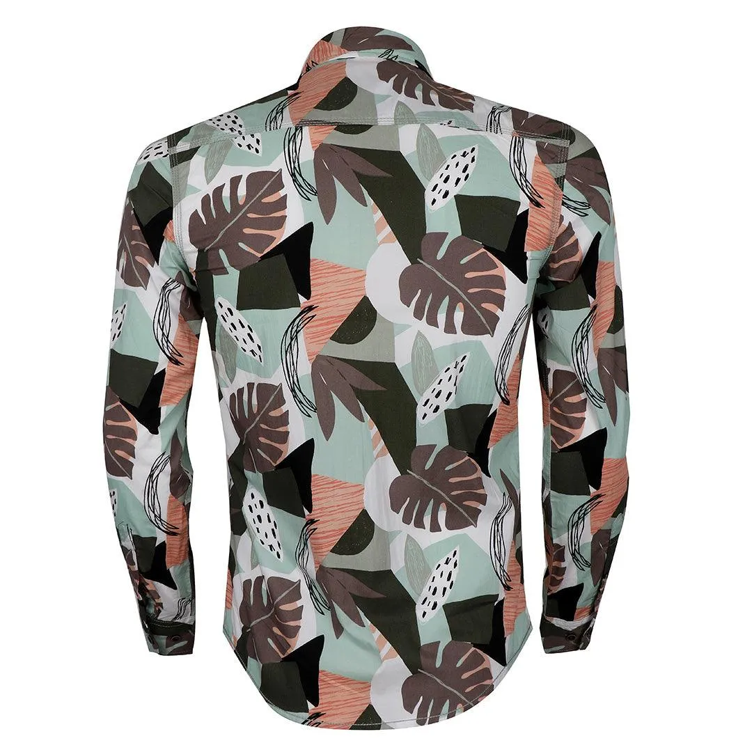 Badgley Executive Style Collection Shirt- Green