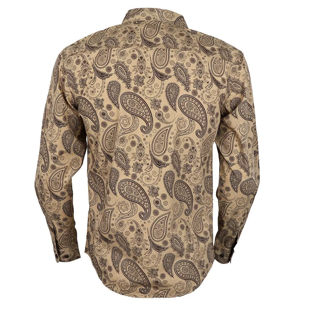 Badgley New York City Quality Finest Long Sleeve Shirt-Brown