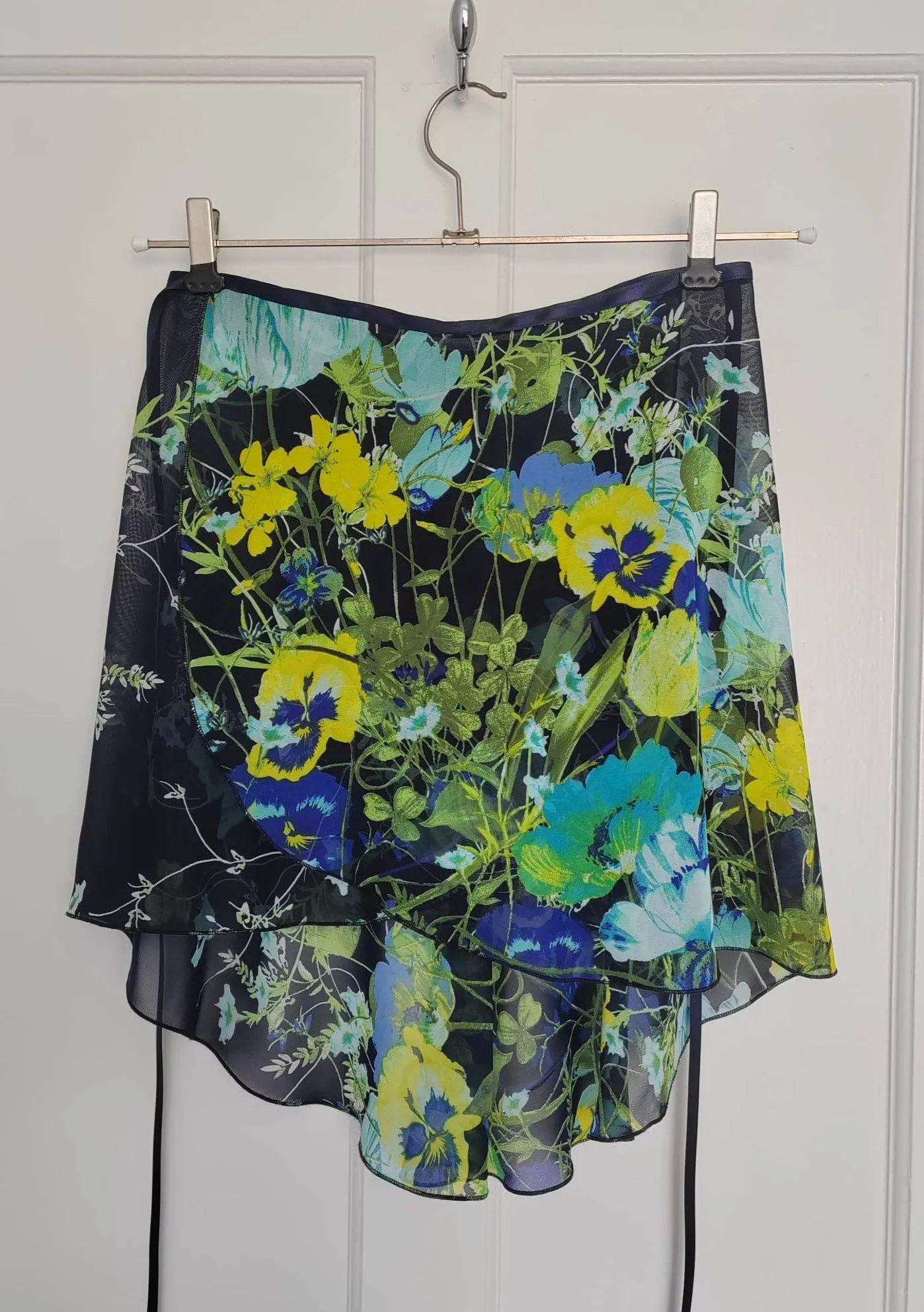 Ballet skirt: Turquoise Floral Burst