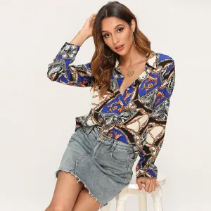 Blouse Women Long Sleeve Leisure Shirt