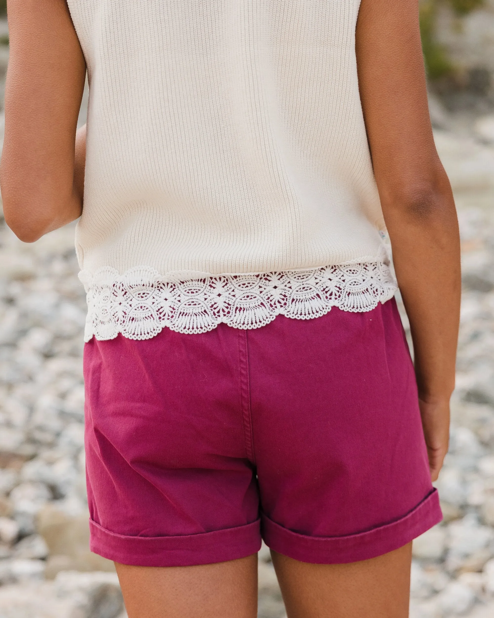 Carriso Organic Cotton Short - Cranberry