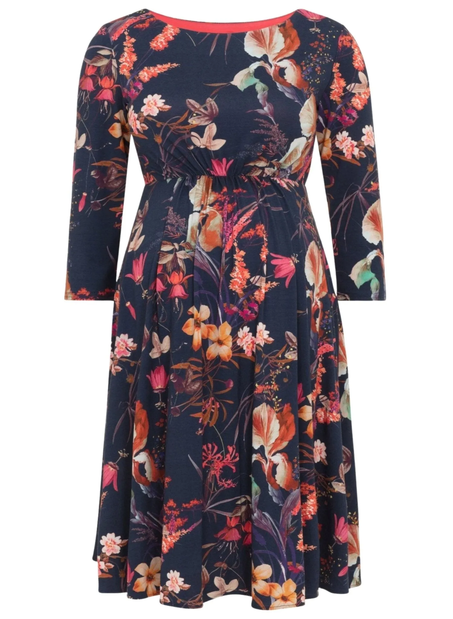 Cathy Maternity Dress - Oriental Bloom