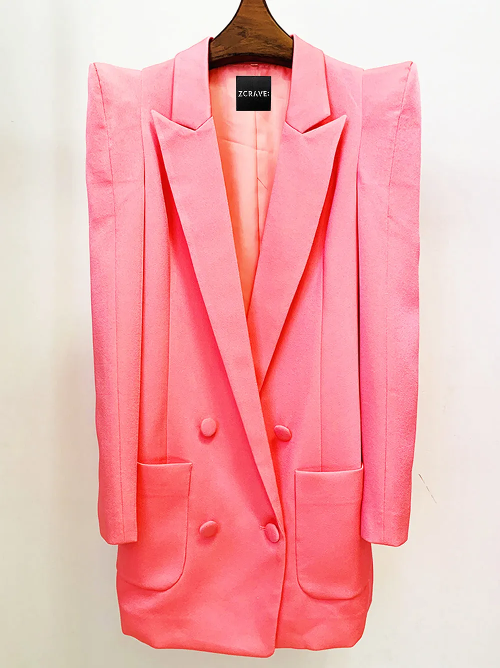 CHEMISTRY Blazer Dress & Pants Set in Pink