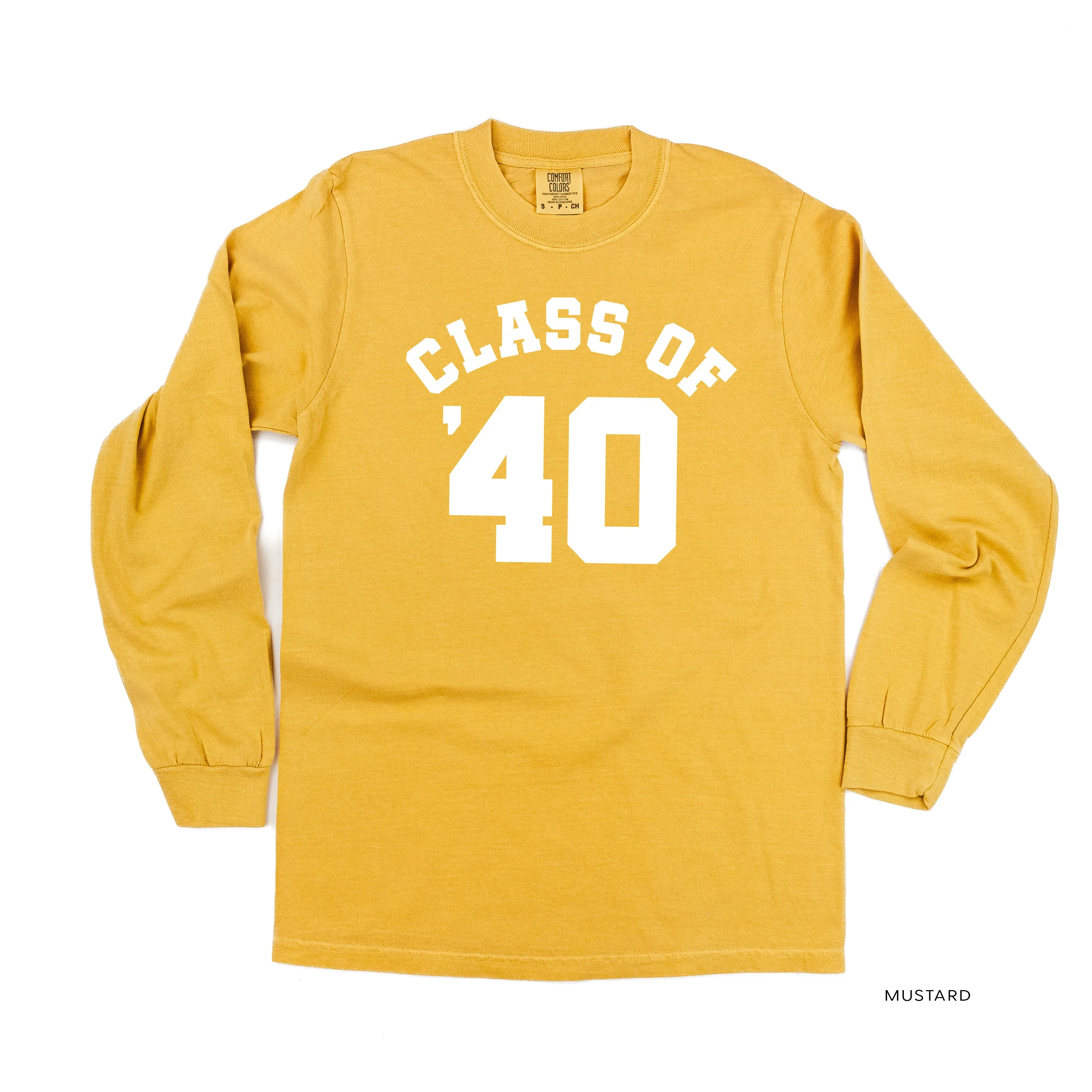 CLASS OF '40 - LONG SLEEVE COMFORT COLORS TEE