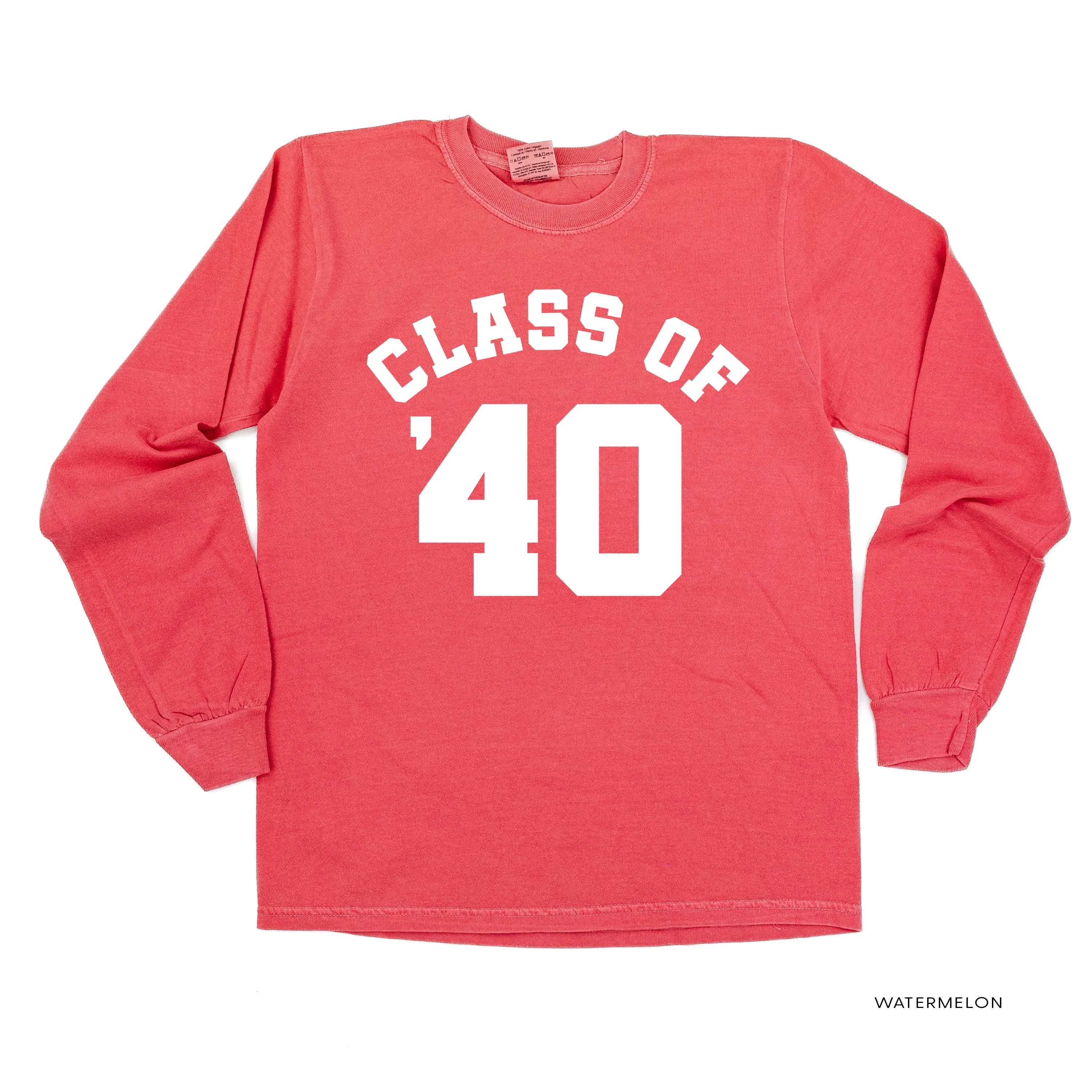 CLASS OF '40 - LONG SLEEVE COMFORT COLORS TEE