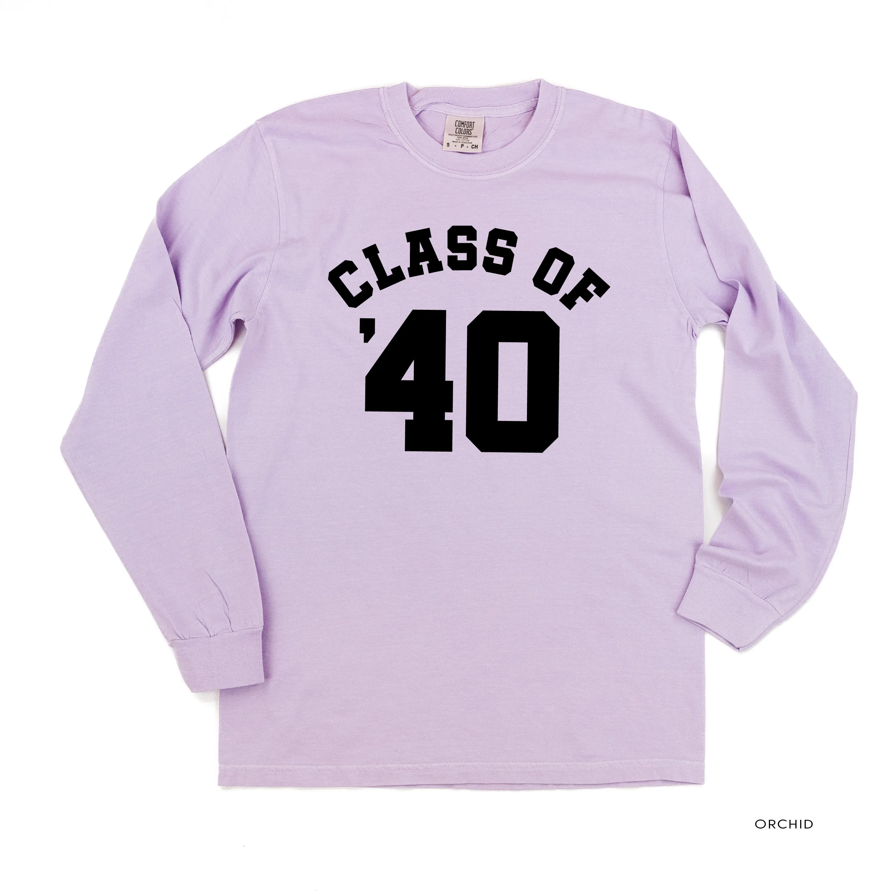 CLASS OF '40 - LONG SLEEVE COMFORT COLORS TEE