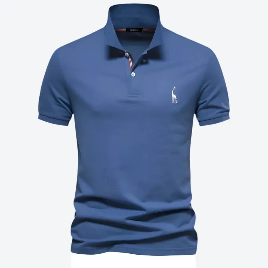 Classic Embroidered Slim-Fit Polo Shirts