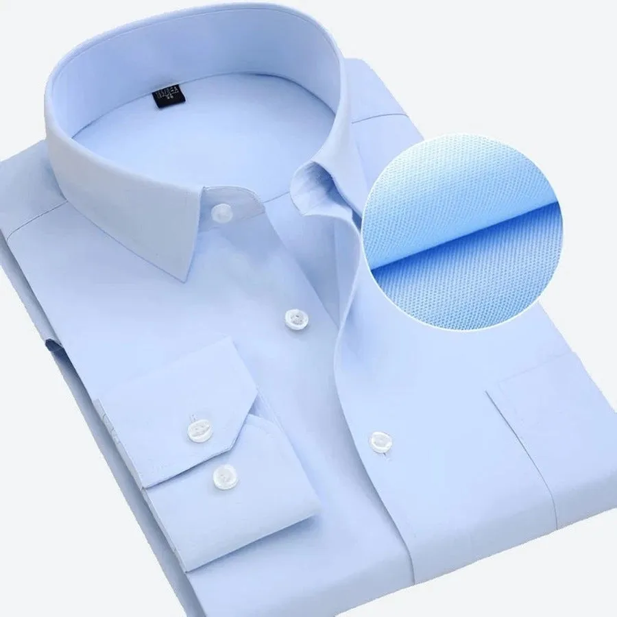 Classic Long-Sleeve Dress Shirts