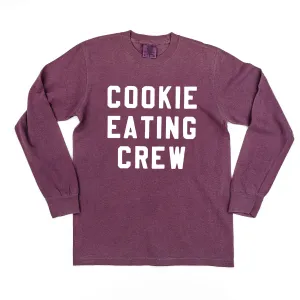 Cookie Eating Crew - Block Font - LONG SLEEVE Comfort Colors Tee