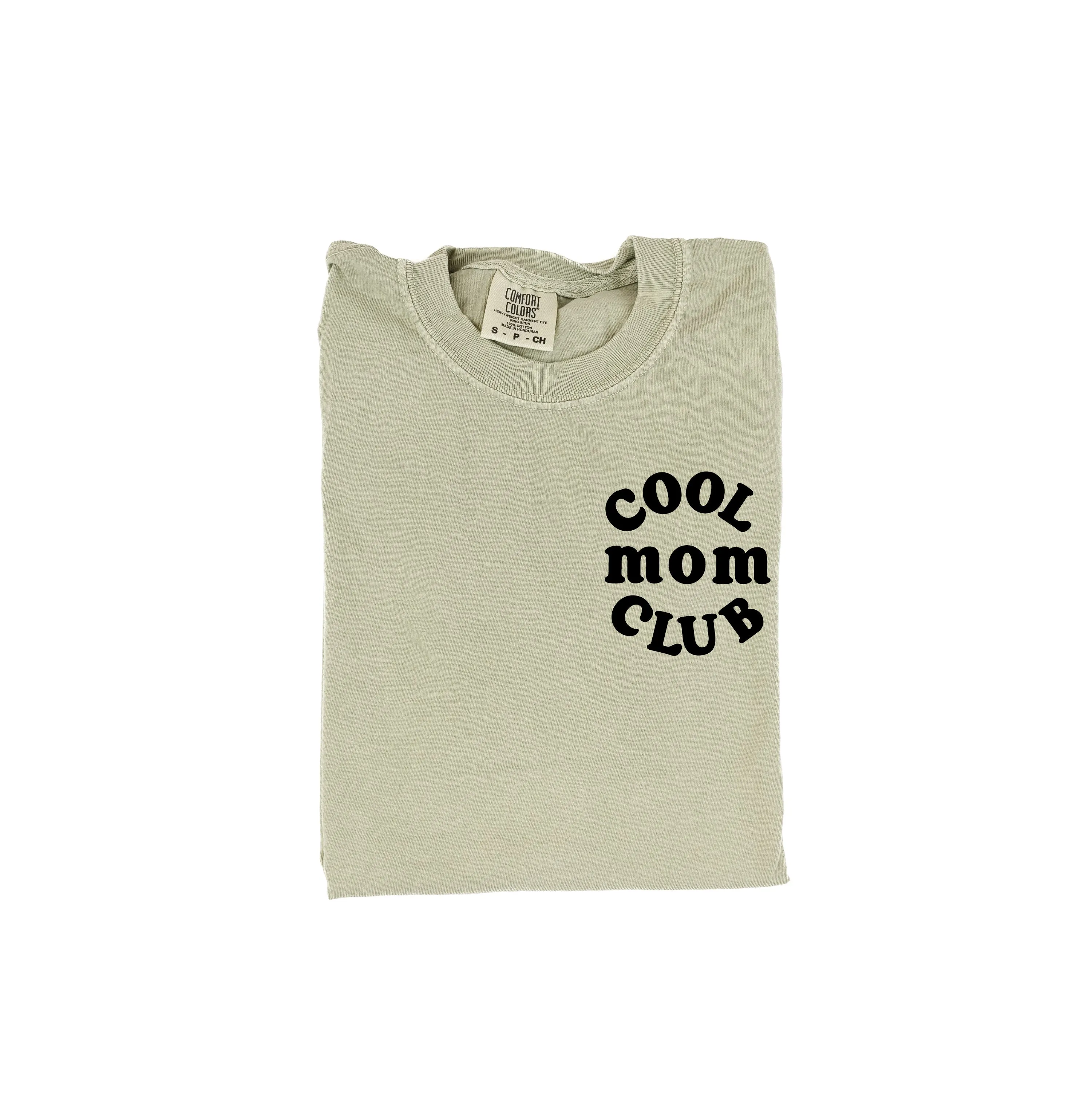 COOL Mom CLUB - Pocket Design - SHORT SLEEVE COMFORT COLORS TEE