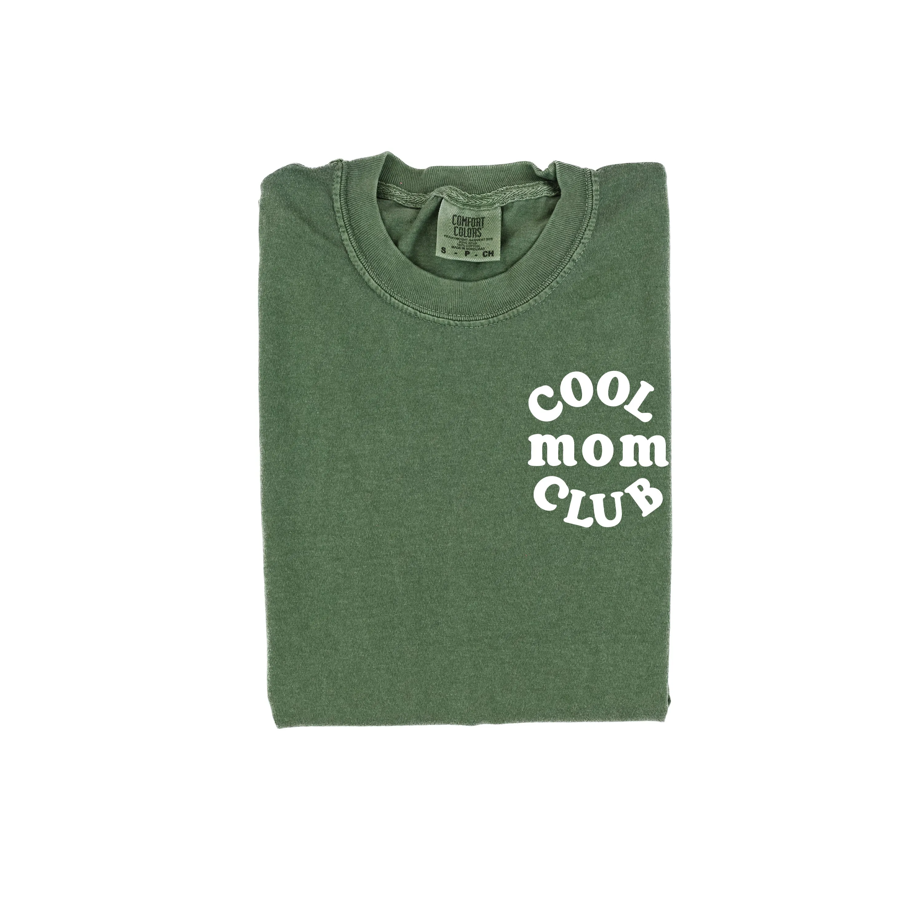 COOL Mom CLUB - Pocket Design - SHORT SLEEVE COMFORT COLORS TEE