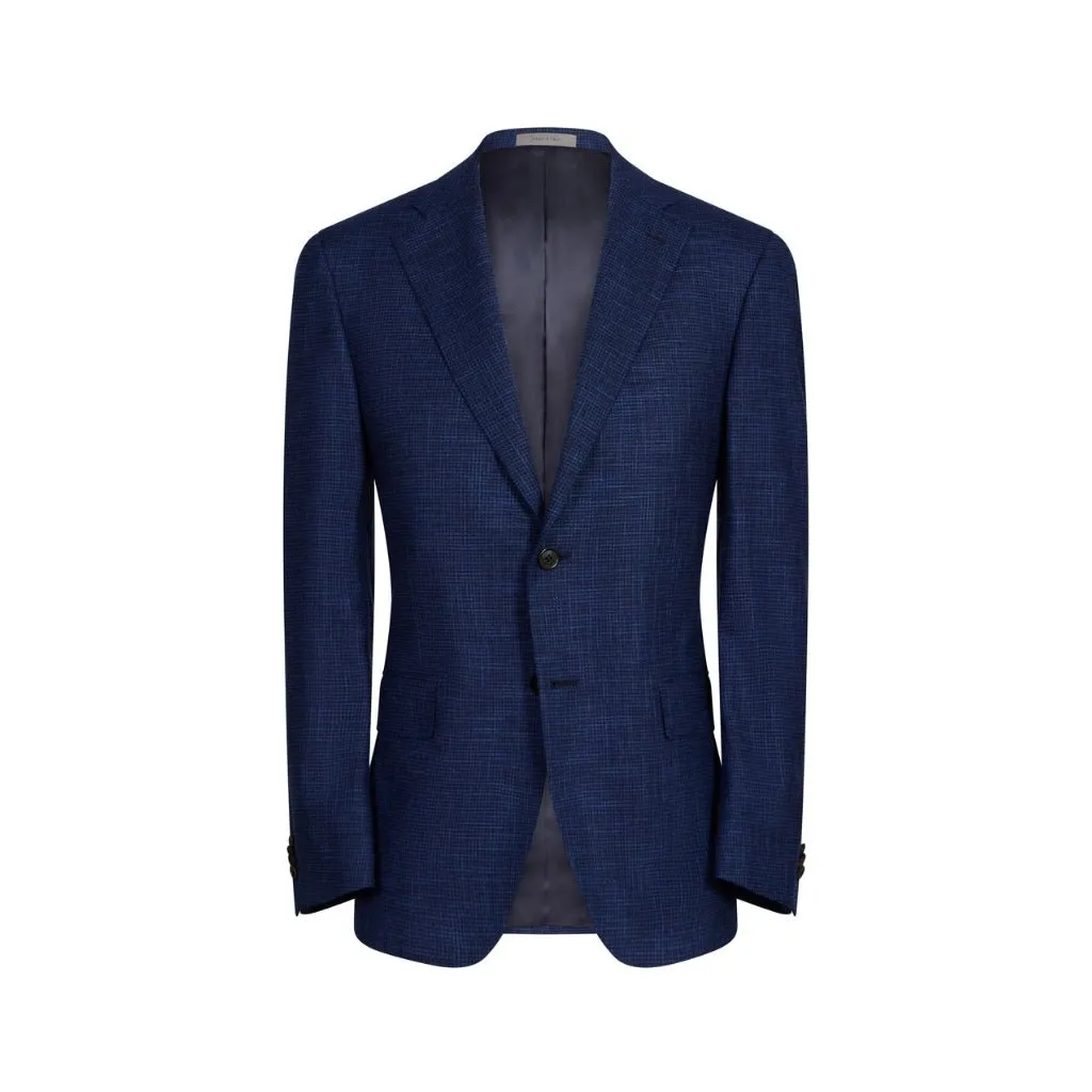 CORNELIANI Twill Blazer NAVY/BLUE REG