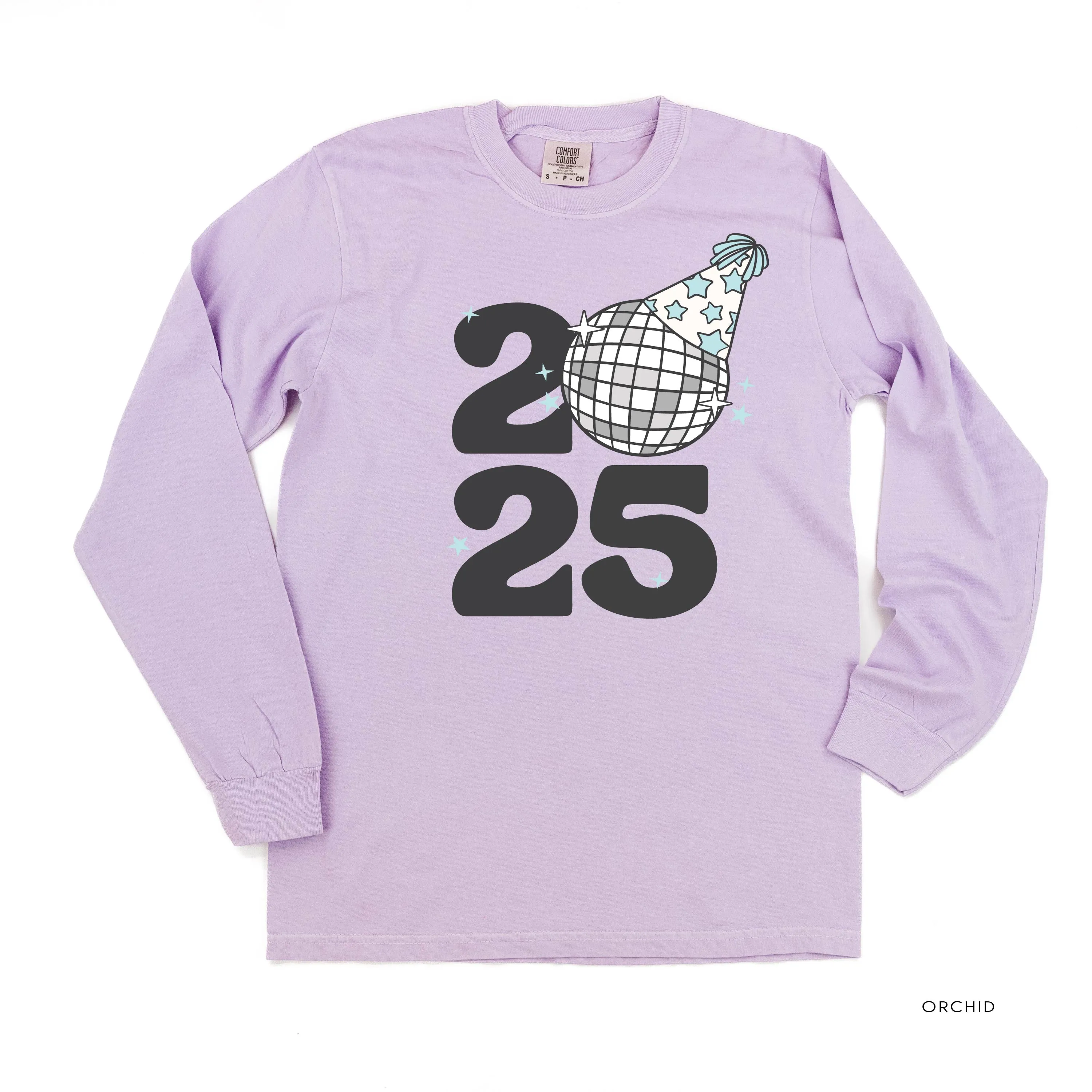 Disco Ball - 2025 - LONG SLEEVE Comfort Colors Tee