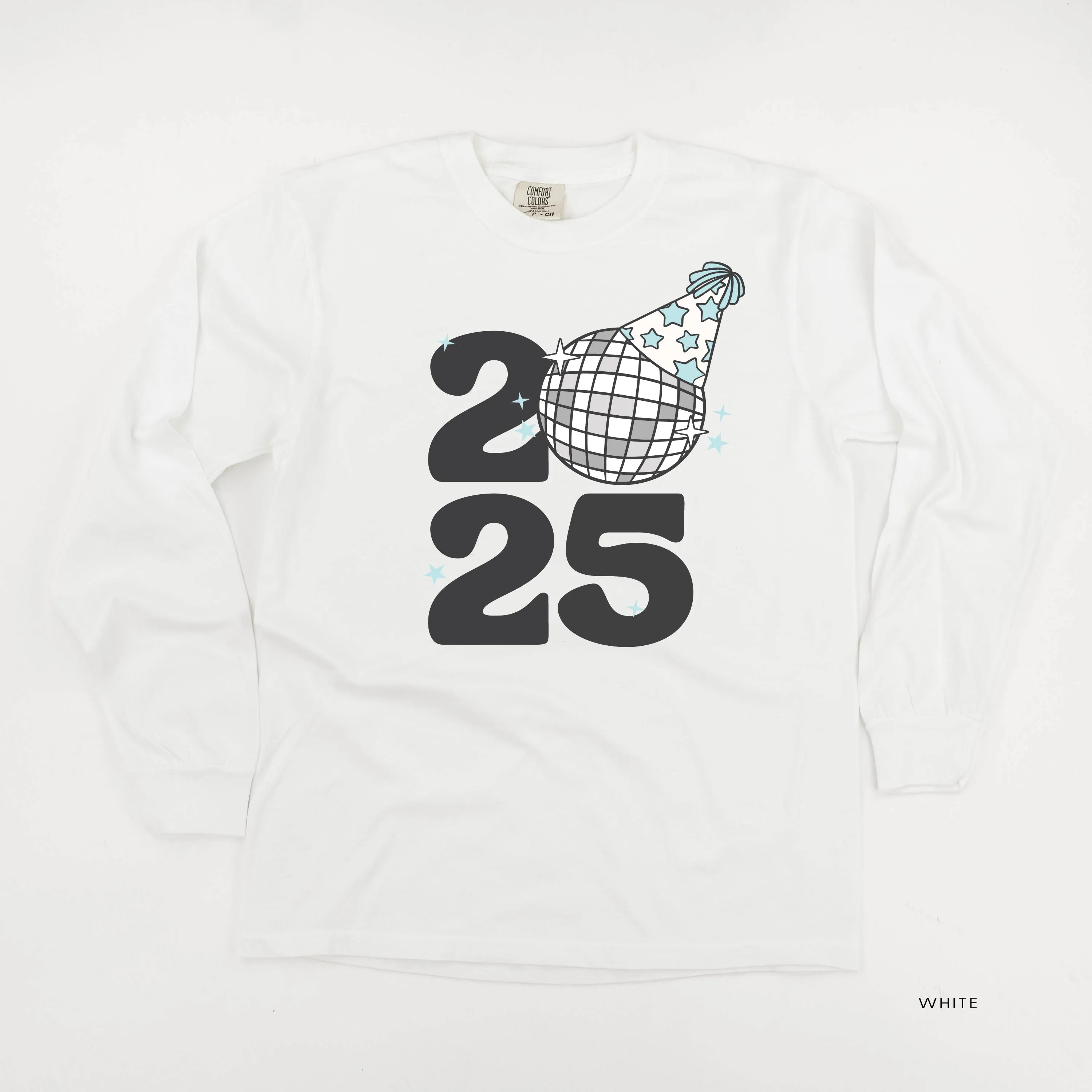 Disco Ball - 2025 - LONG SLEEVE Comfort Colors Tee