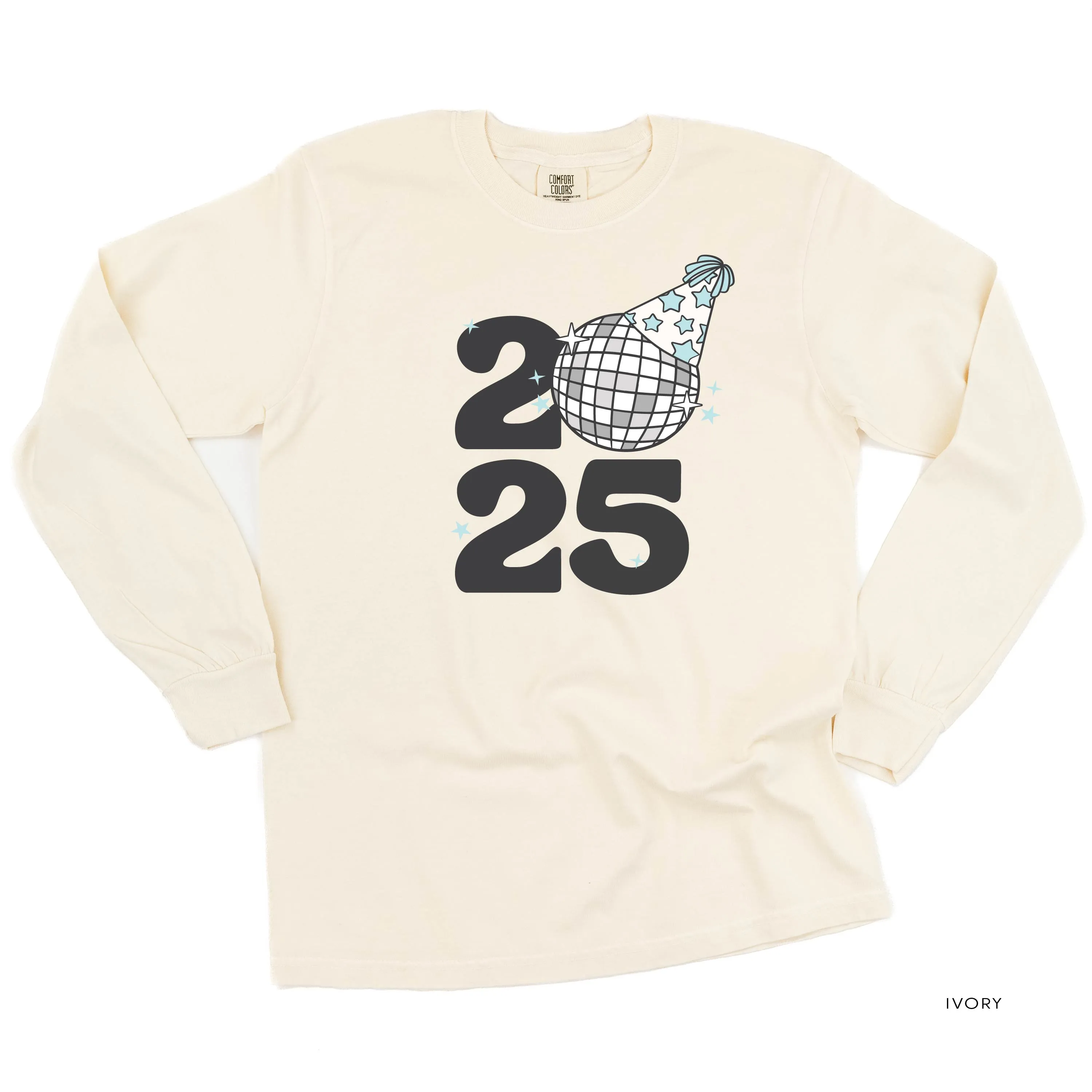 Disco Ball - 2025 - LONG SLEEVE Comfort Colors Tee