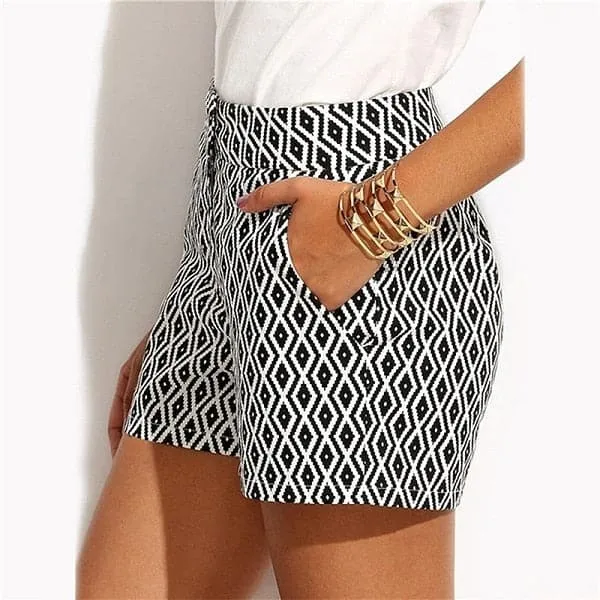 DressBetty - Woman Fashion Mid Waist Casual Shorts