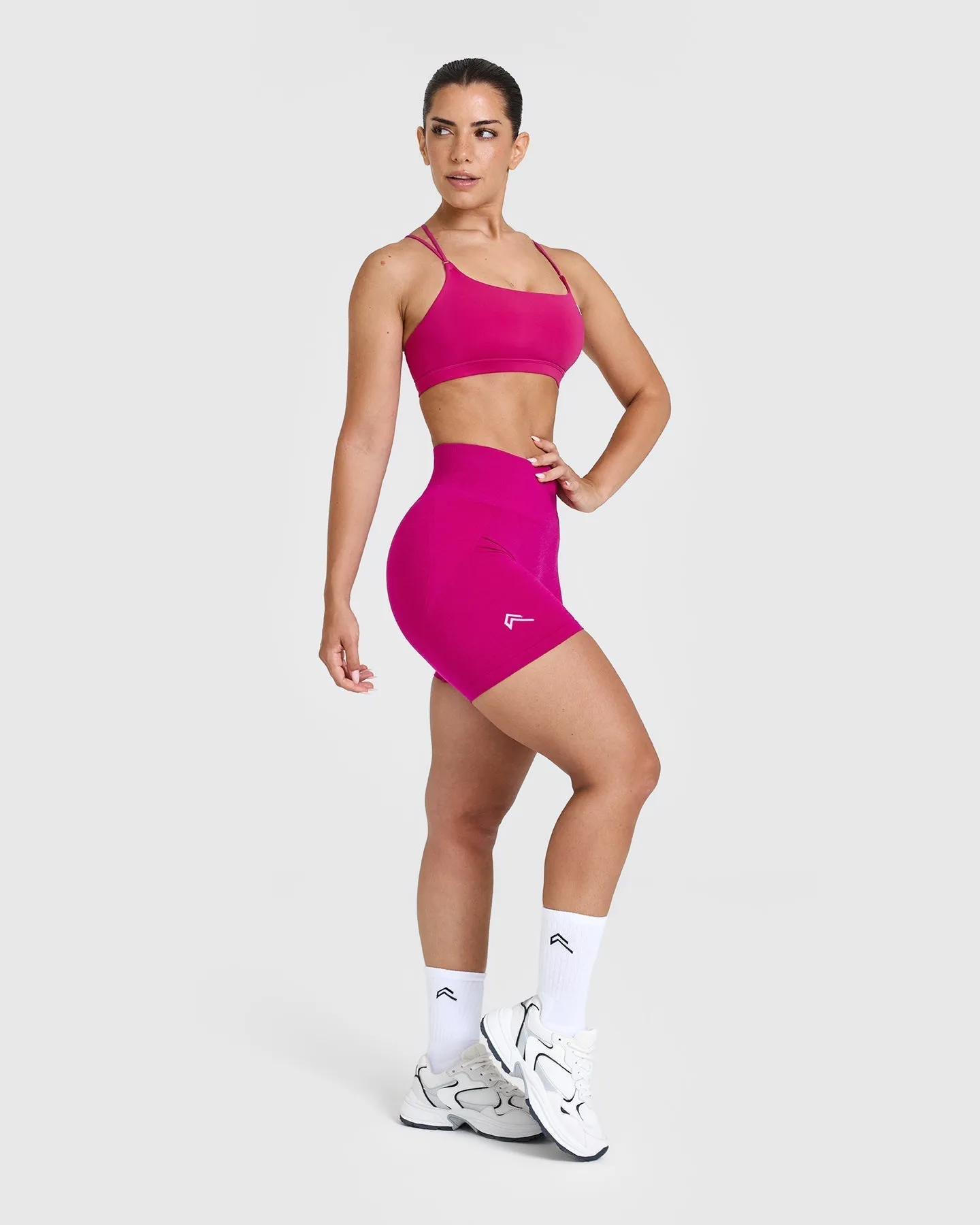 Effortless Seamless Shorts | Fuchsia