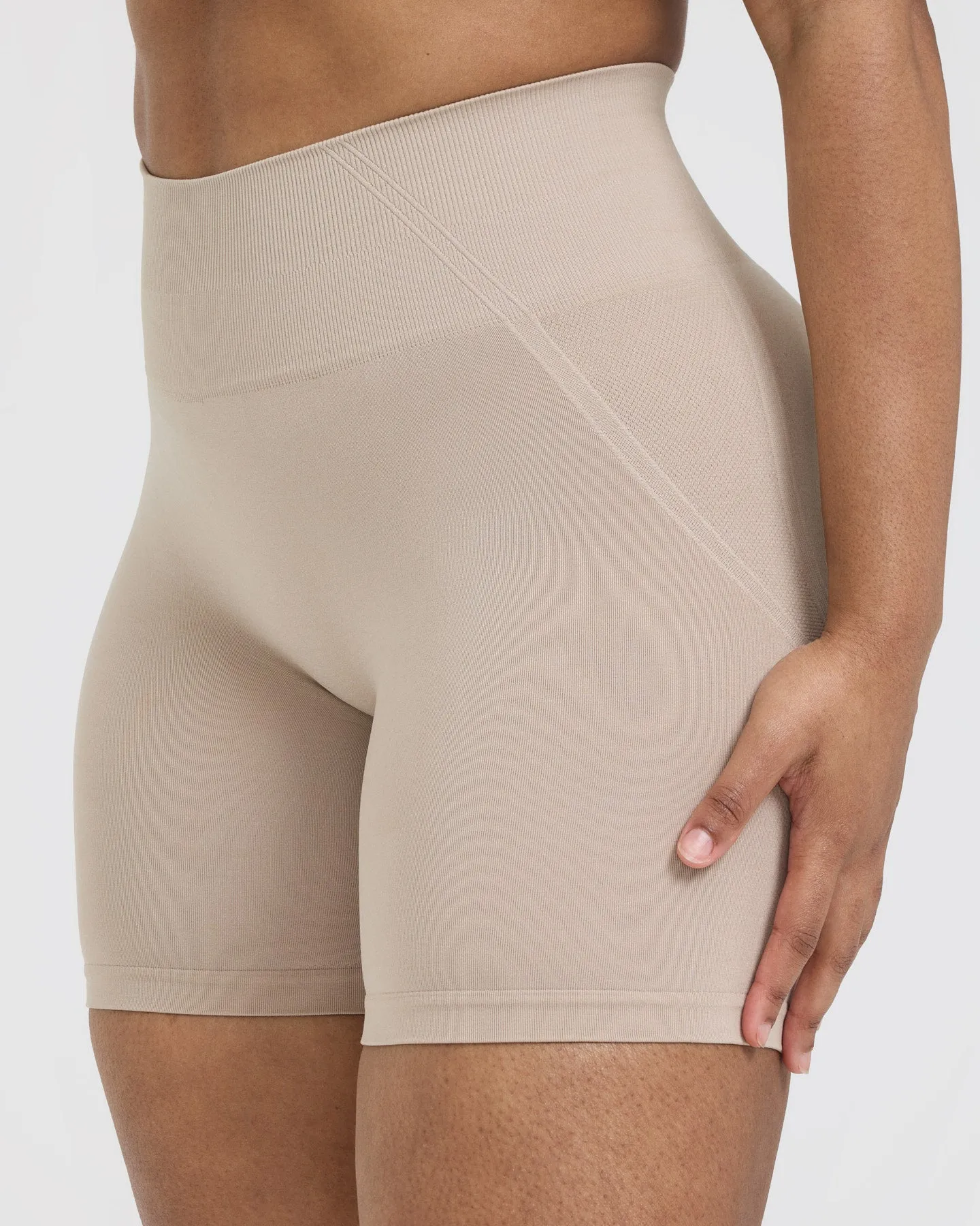 Effortless Seamless Shorts | Mushroom Brown