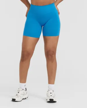 Effortless Seamless Shorts | Tropical Blue