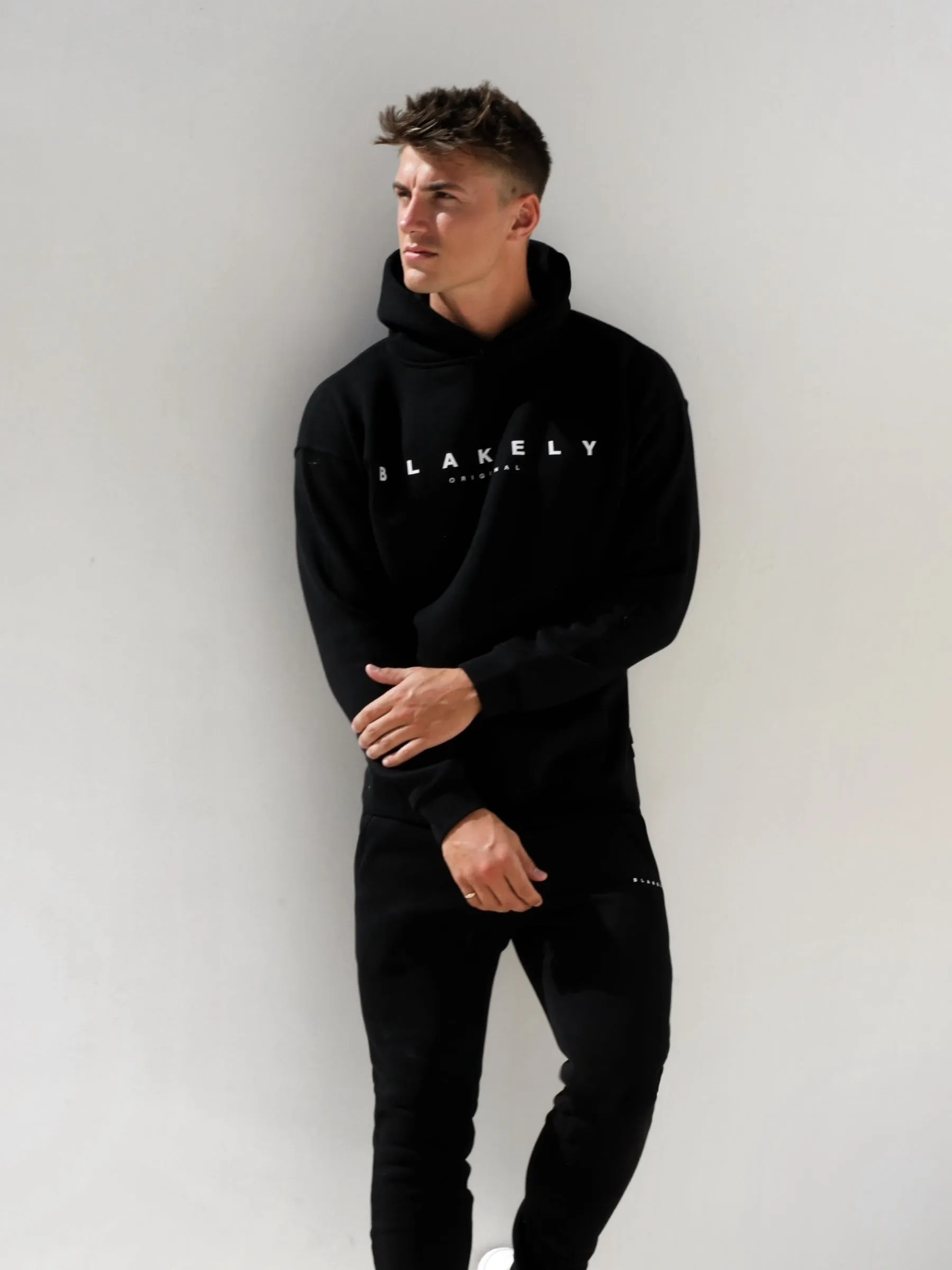 Evolved Relaxed Hoodie - Black