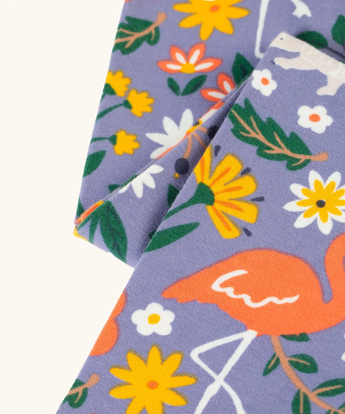 Frugi Libby Printed Leggings - Rainforest Friends