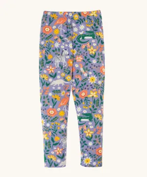 Frugi Libby Printed Leggings - Rainforest Friends