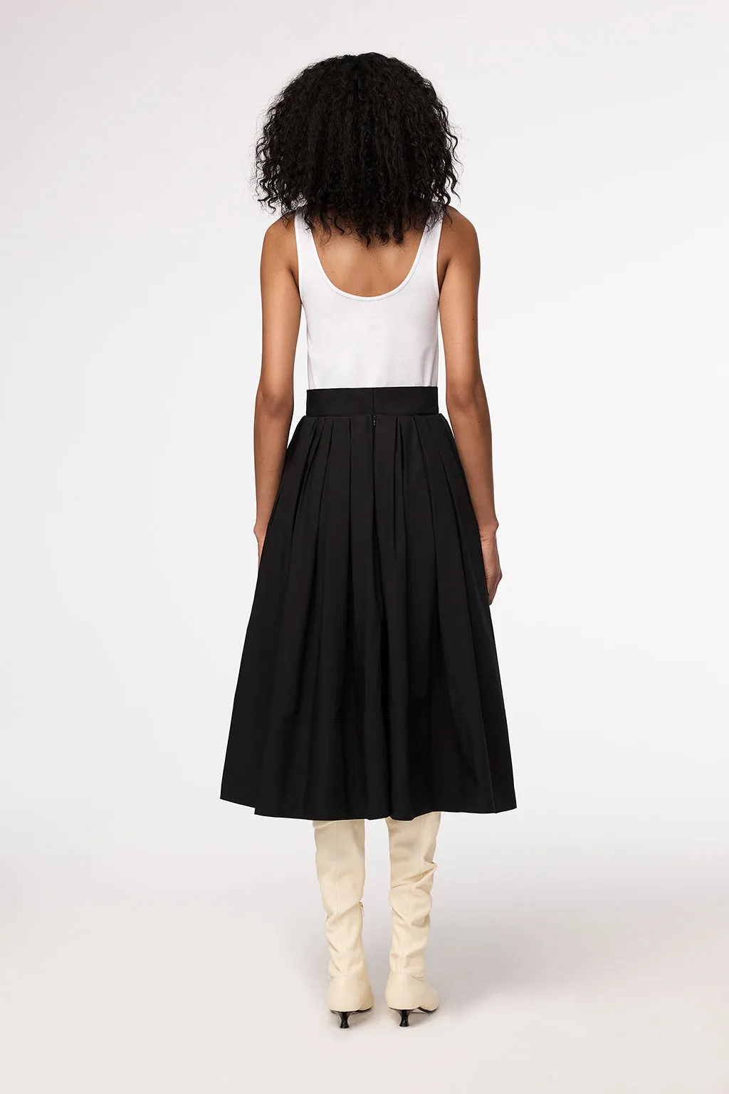 Gathered Circle Skirt