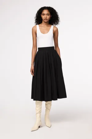 Gathered Circle Skirt