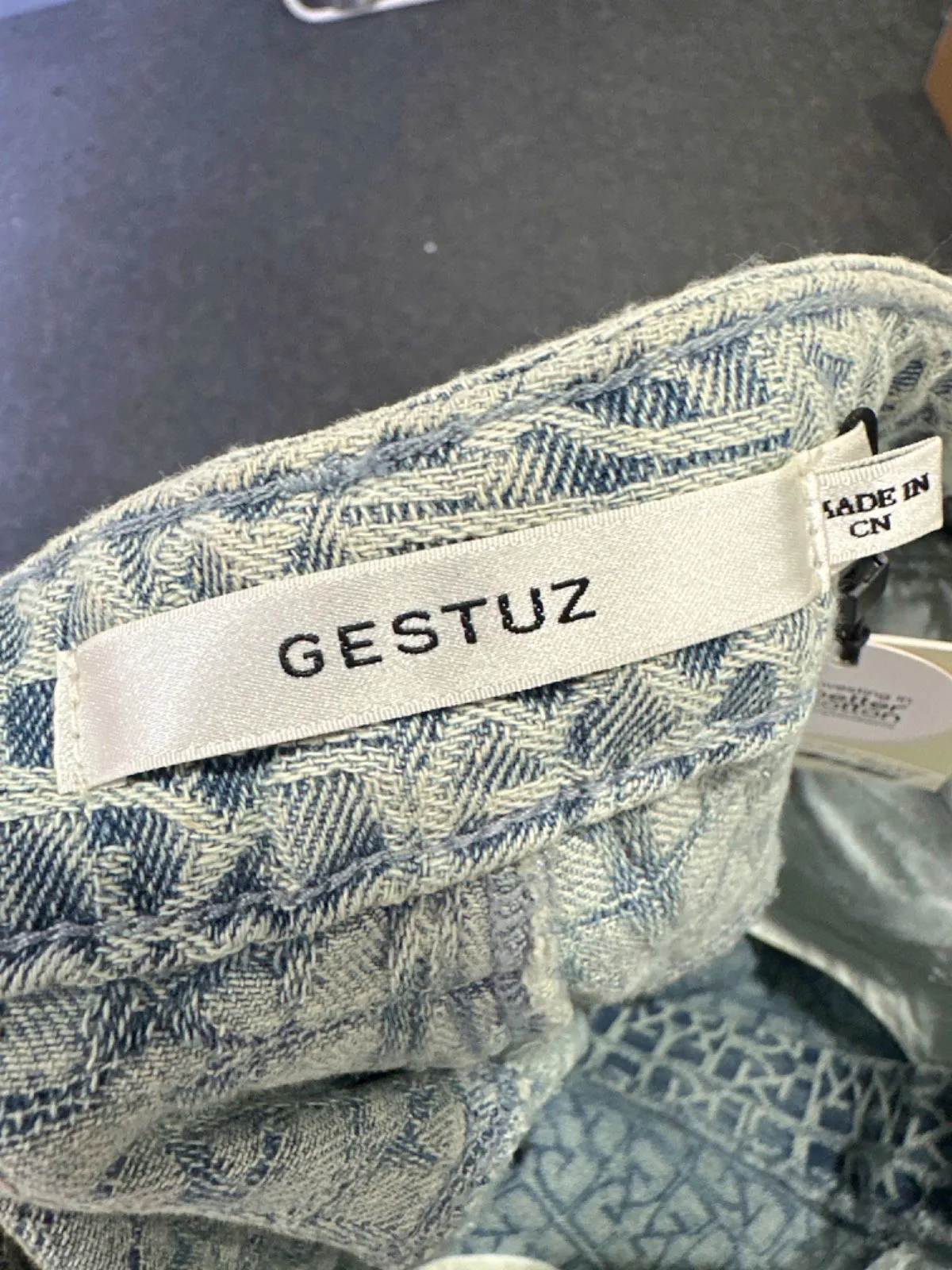 Gestuz Iceblue NilaGZ MW Wide Jeans W 27