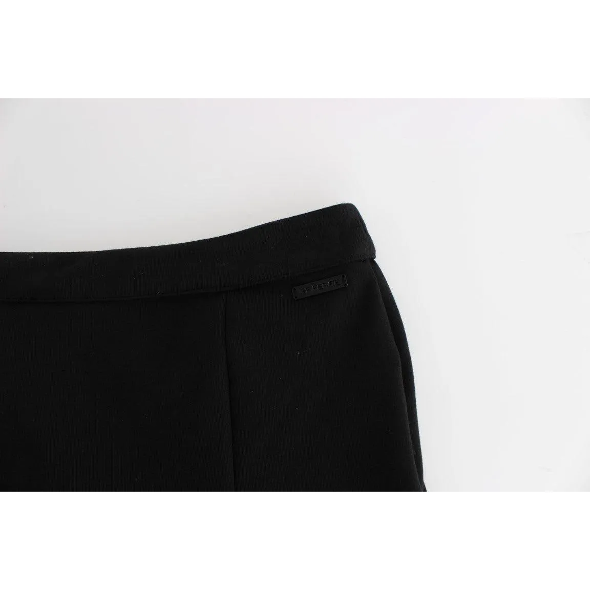 GF Ferre Chic Black Pencil Skirt Knee Length with Side Zip