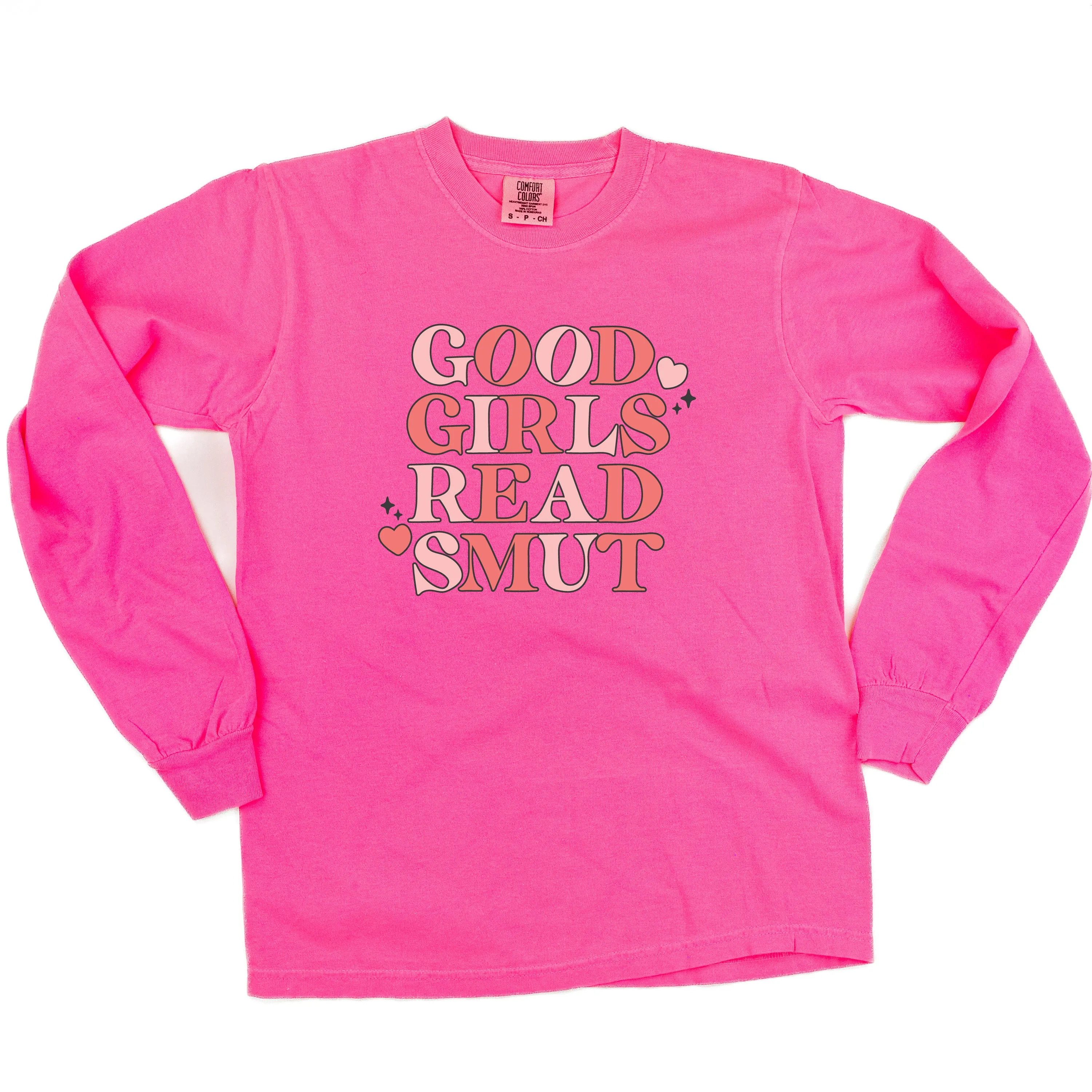 Good Girls Read Smut - LONG SLEEVE Comfort Colors Tee