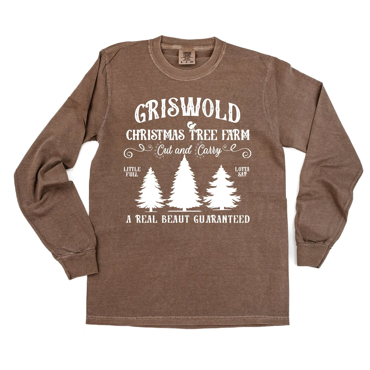 Griswold Christmas Tree Farm - LONG SLEEVE Comfort Colors Tee