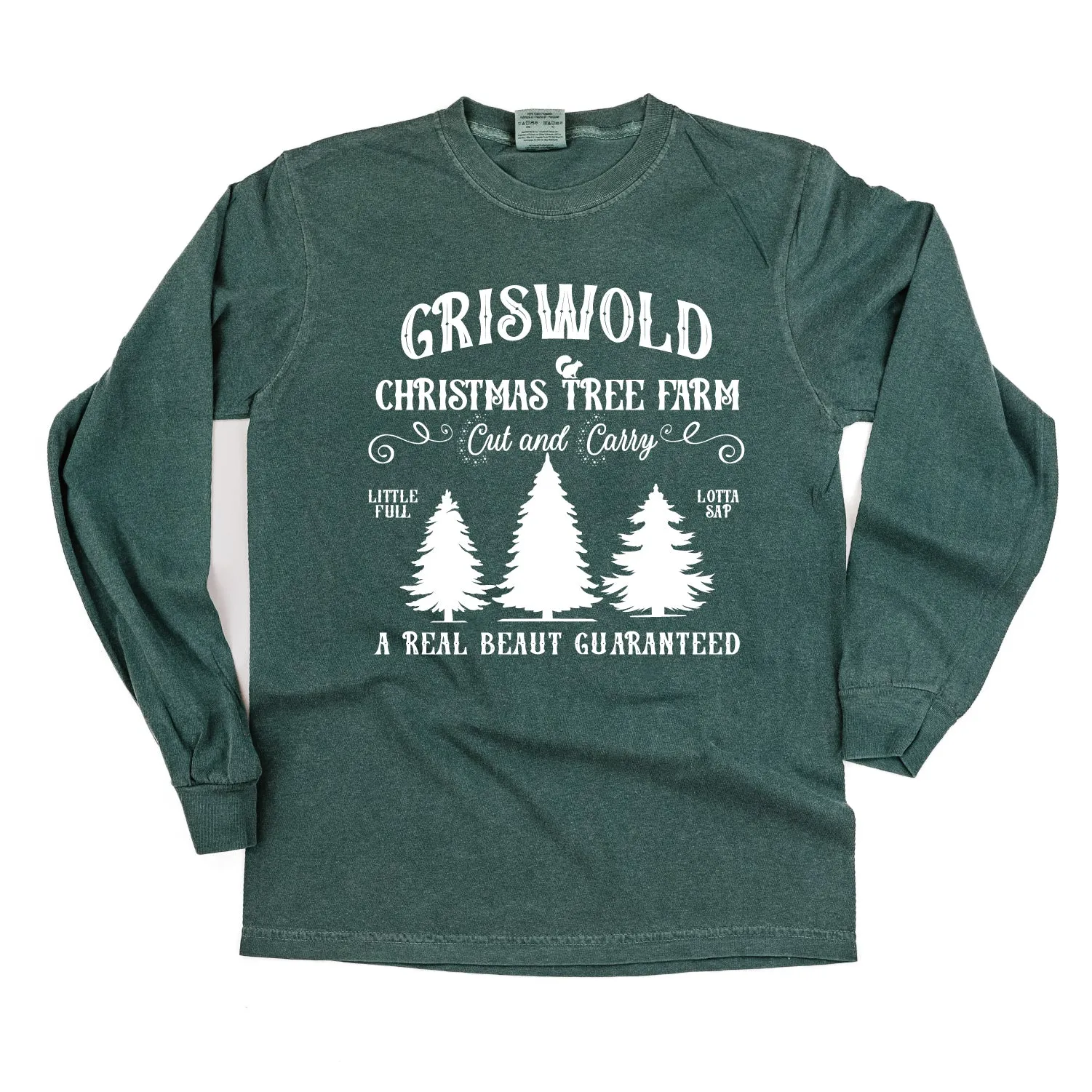 Griswold Christmas Tree Farm - LONG SLEEVE Comfort Colors Tee