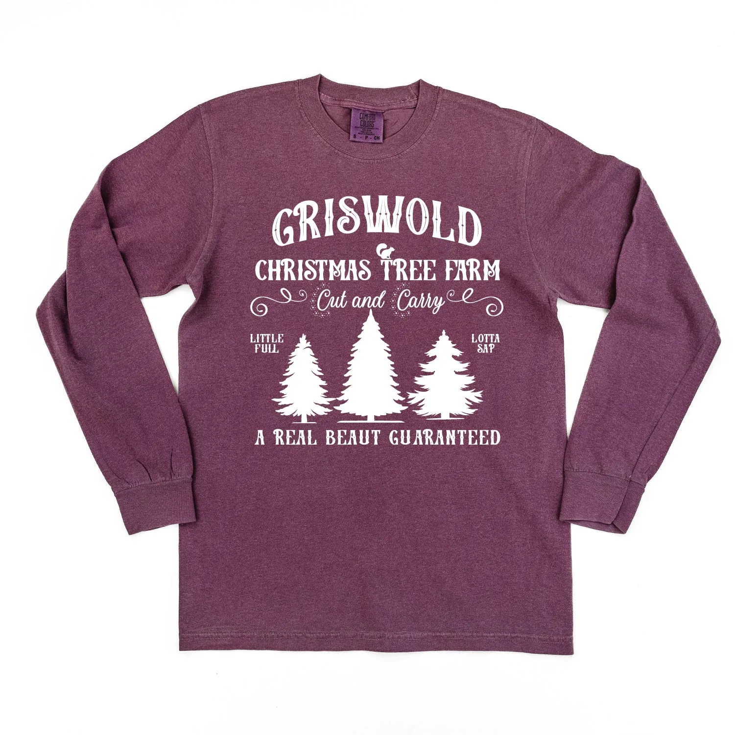 Griswold Christmas Tree Farm - LONG SLEEVE Comfort Colors Tee