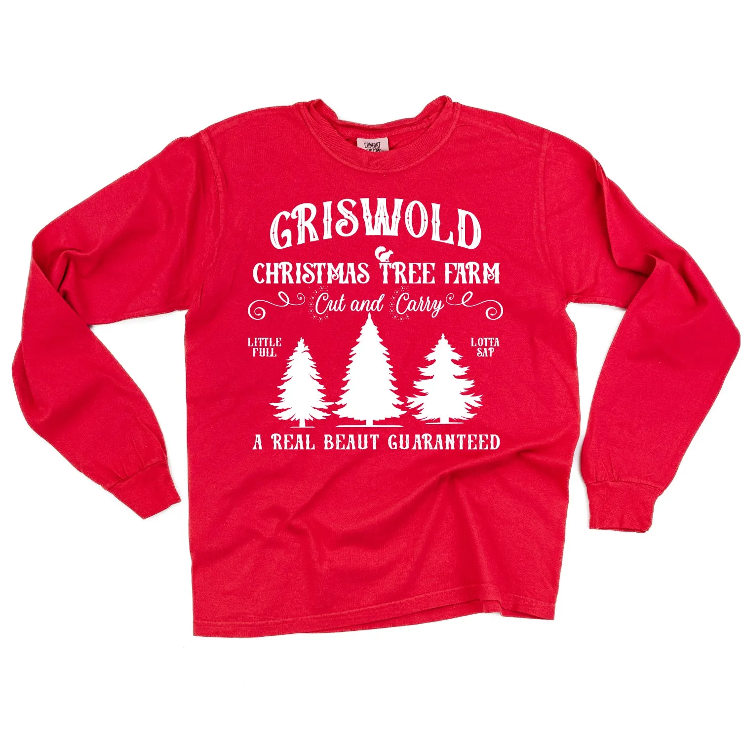 Griswold Christmas Tree Farm - LONG SLEEVE Comfort Colors Tee