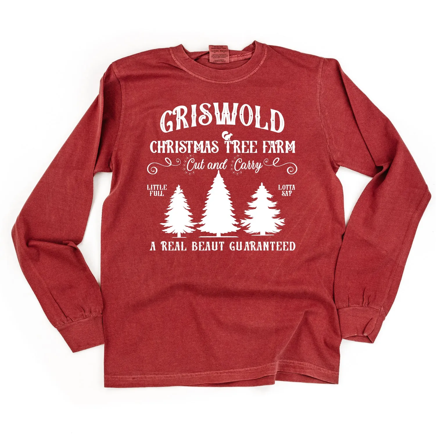 Griswold Christmas Tree Farm - LONG SLEEVE Comfort Colors Tee