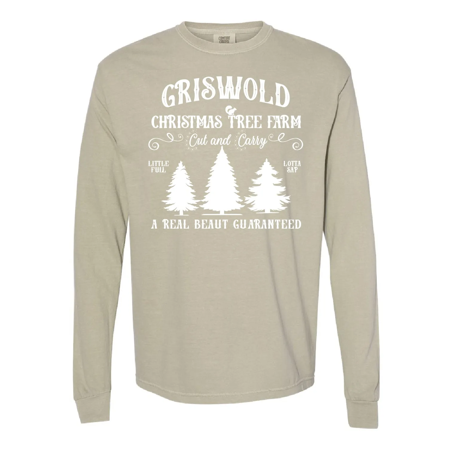 Griswold Christmas Tree Farm - LONG SLEEVE Comfort Colors Tee