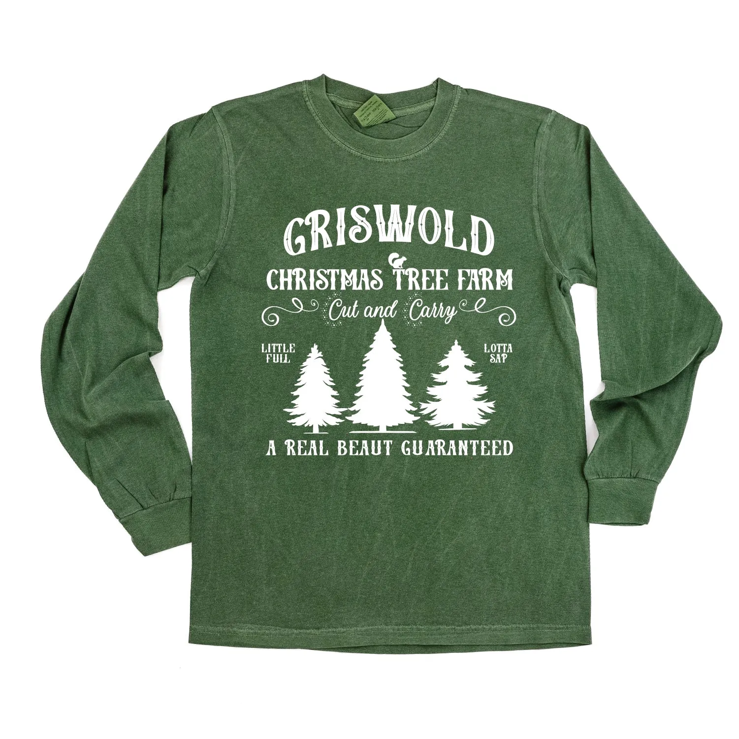 Griswold Christmas Tree Farm - LONG SLEEVE Comfort Colors Tee