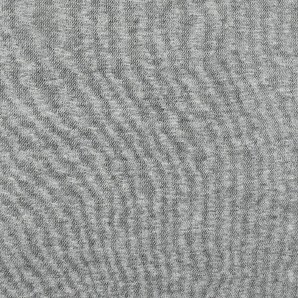 Heather Soft Gray-Gray Stretch Jersey Knit Fabric