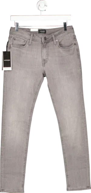 Jack & Jones Grey Skinny Liam Jeans W30