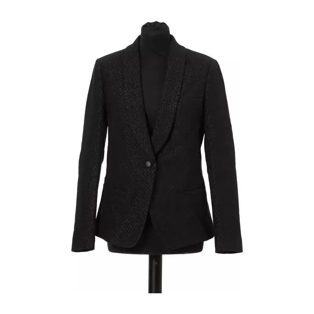 Jacob Cohen Black Cotton Women Blazer