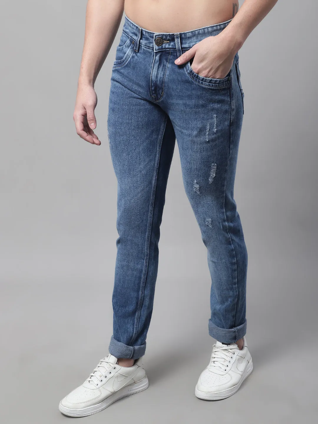 Men's Dark Mercerised Jeans