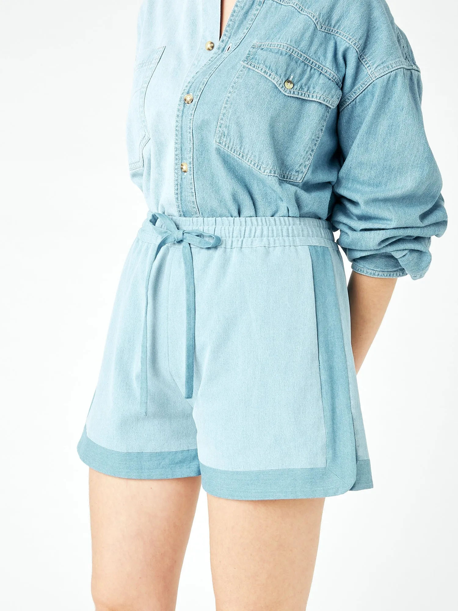 Missy Short Denim Light Blue