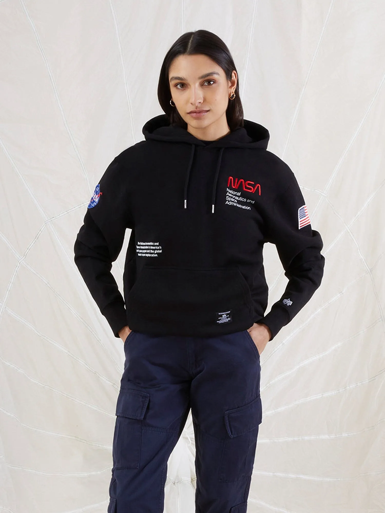 NASA WORM LOGO HOODIE